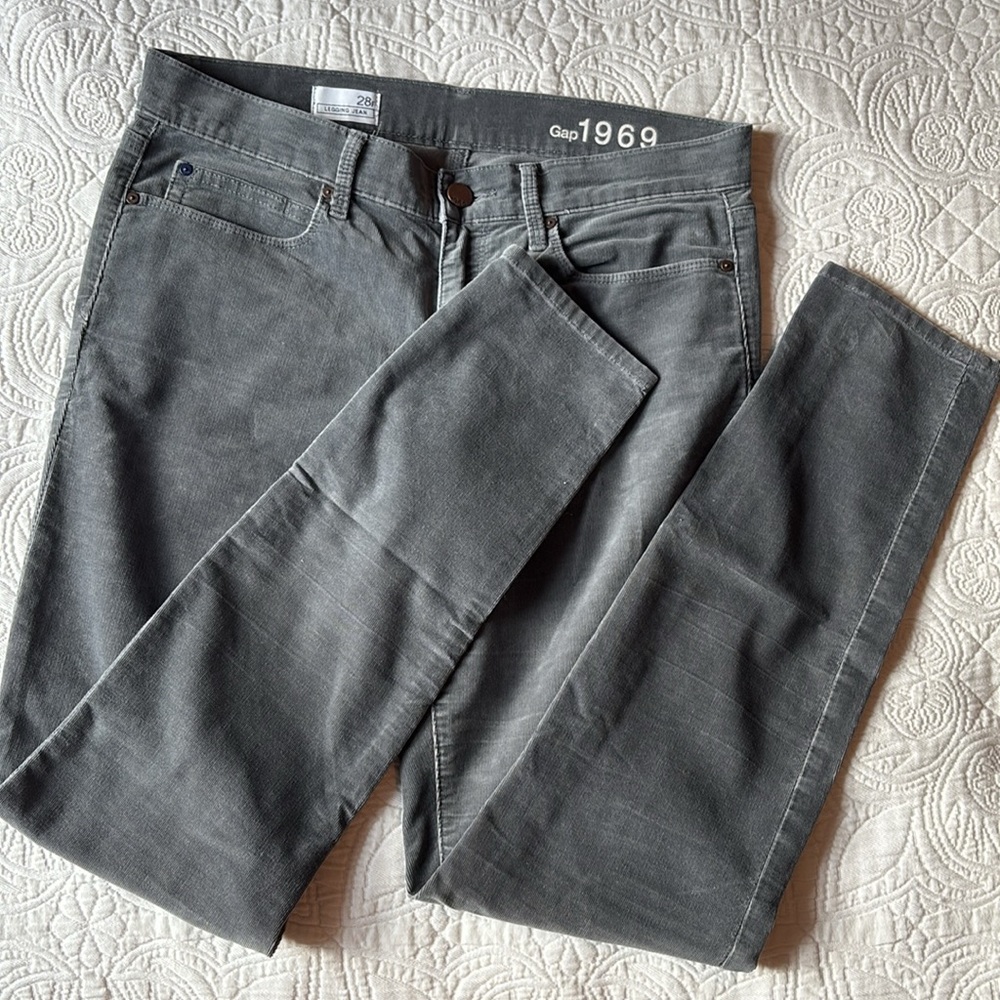Gap grey corduroys